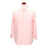CHEMISE ROSE EN LIN À BOUTONS
