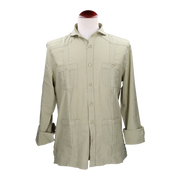 GUAYABERA LINEN KHAKI