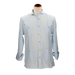 LIGHT BLUE LINEN GUAYABERA