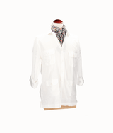 Cuban white linen shirt
