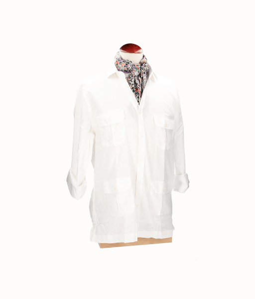 Cuban white linen shirt