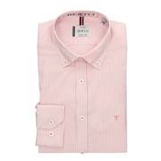 CHEMISE OXFORD À RAYURES ROUGES