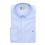 CHEMISE OXFORD BLEU UNIE AVEC BOUTONS