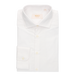 WHITE FIL A FIL DRESS SHIRT