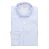 CHEMISE À COL ROND BLEU CLAIR