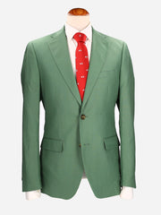 Blazer en lin vert pomme