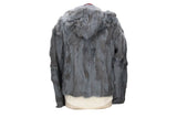 Gray Hooded Jacket