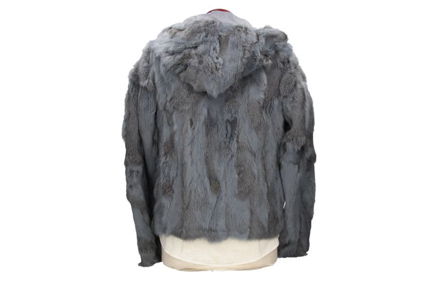 Gray Hooded Jacket
