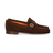 BROWN SUEDE BUCKLE LOAFER