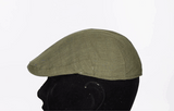 GREEN LINEN JACKET CAP