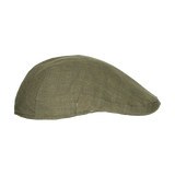 GREEN LINEN JACKET CAP