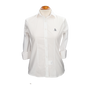 CAMISA POPELIN BLANCO BORD. MARINO