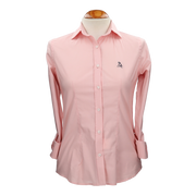 CAMISA POPELIN ROSA BORD. MARINO