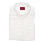 CAMISA 2 BOLSILLOS LINO BLANCO