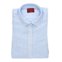 CAMISA 2 BOLSILLOS LINO CELESTE