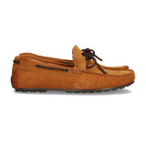 MOCASSIN À NŒUD EN CUIR ET DAIM