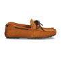 MOCASSIN À NŒUD EN CUIR ET DAIM