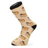 CALCETÍN PEREZOSO BEIGE