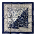 PAÑUELO AZUL RAYA DIAGONAL