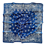 PAÑUELO CACHEMIR AZUL OSCURO