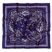 PAÑUELO AZUL  CACHEMIR Y PUNTOS