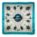 PAÑUELO SELLOS AZUL Y TURQUESA