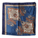 PAÑUELO AZUL CACHEMIR ROJO