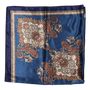 PAÑUELO AZUL CACHEMIR ROJO
