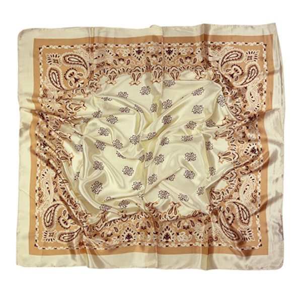 PAÑUELO CACHEMIR BEIGE Y CAMEL