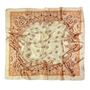 BEIGE AND CAMEL CASHMERE SCARF