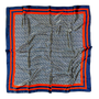 PAÑUELO VERSACE AZUL Y ROJO