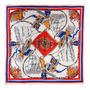 FOULARD BEIGE DÉCOR BATEAUX