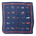 Navy horse silk scarf