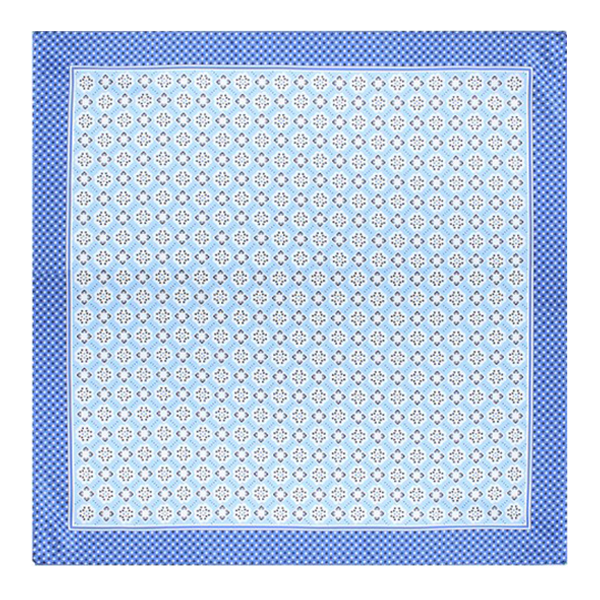 Light blue tile scarf