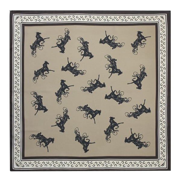 Pañuelo Coche de Caballos Beige