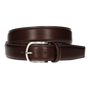 BROWN BELT WITH BEIGE PESPINATING STRAPS