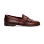 FRINGED LOAFER WITH MOKA BUCKLE