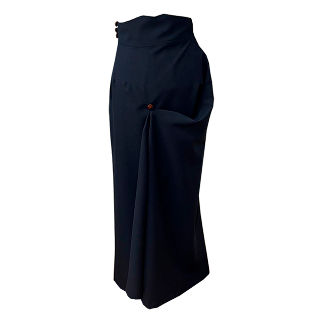 FALDA CLAUDIA AZUL MARINO