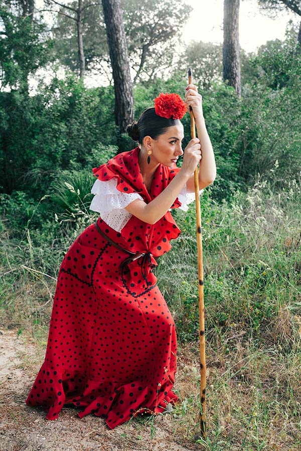 Conjunto Jara En Rojo con Lunares