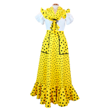 Conjunto Jara En Amarillo con Lunares