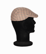 Casquette à carreaux marron JORDA