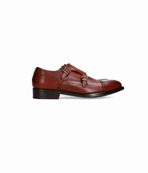 Monkstrap leather skin