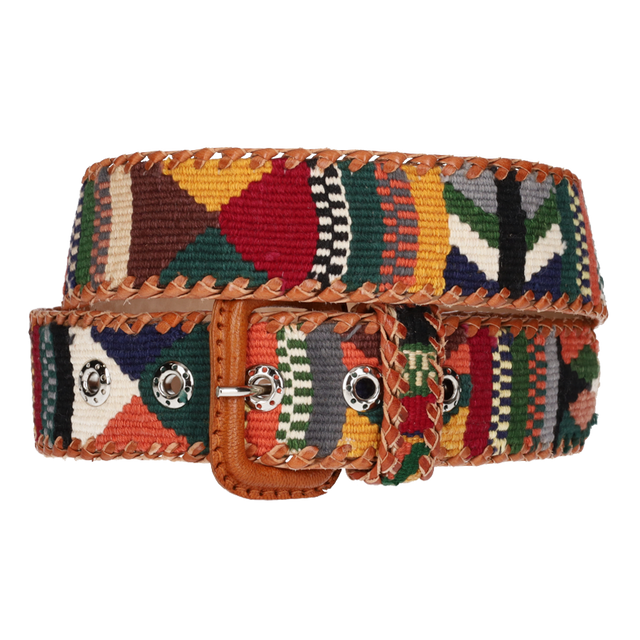 NAIF MULTI CAMEL/BLUE BELT