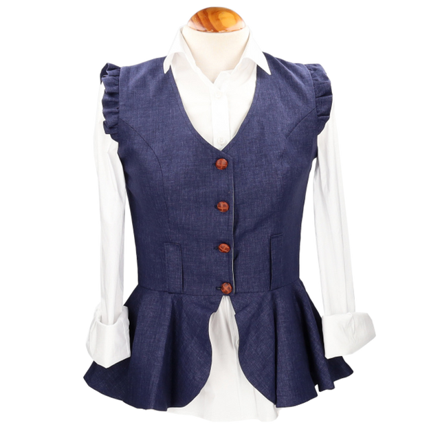 Crete denim vest