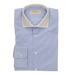 CHEMISE BLEU CLAIR À COL BLANC