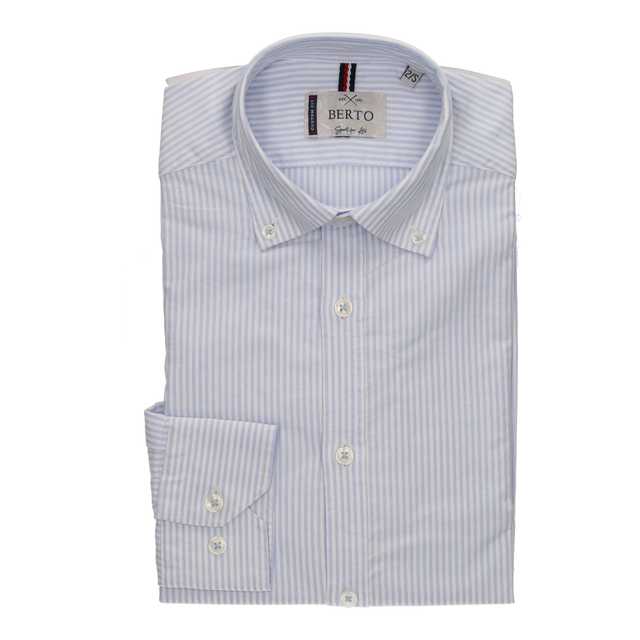 Camisa rayas celeste