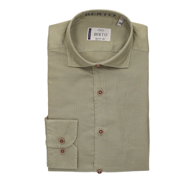 Camisa Algodón Verde