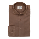 Chemise en coton kaki