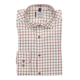 Chemise à carreaux beige