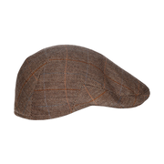 Bonnet à chevrons épais marron